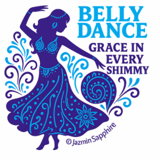 BELLY DANCE GRACE IN EVERY SHIMMY  JAZMIN SAPPHIRE logo