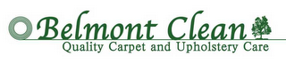 BELMONT CLEAN QUALITY CARPET AND UPHOLSTERY CARE logo