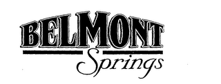 BELMONT SPRINGS logo