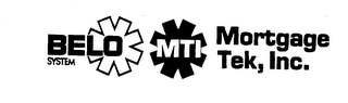 BELO SYSTEM MTI MORTGAGE TEK, INC. logo