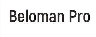 BELOMAN PRO logo