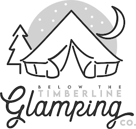 BELOW THE TIMBERLINE GLAMPING CO. logo