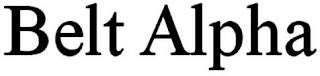 BELT ALPHA logo