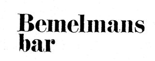 BEMELMANS BAR logo