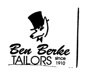 BEN BERKE TAILORS SINCE 1910 logo