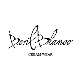 BEN E BLANCO CREAM WEAR logo