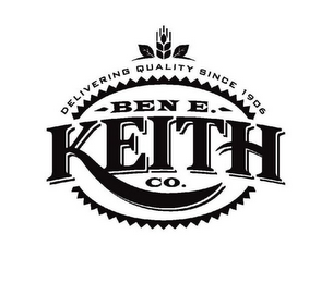 BEN E. KEITH CO. DELIVERING QUALITY SINCE 1906 logo
