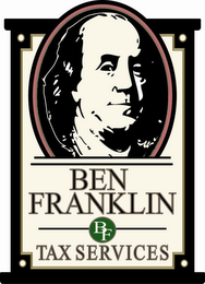 BEN FRANKLIN TAX SERVICES BF logo