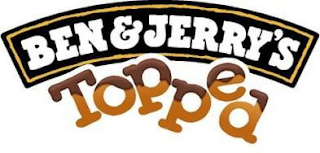 BEN & JERRY'S TOPPED logo