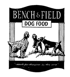 BENCH & FIELD DOG FOOD logo