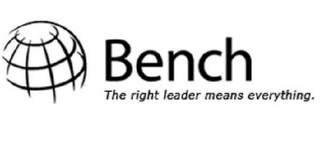 BENCH THE RIGHT LEADER MEANS EVERYTHING. logo