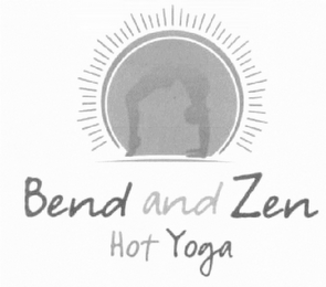 BEND AND ZEN HOT YOGA logo