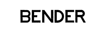 BENDER logo