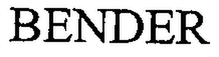 BENDER logo