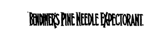 BENDINER'S PINE NEEDLE EXPECTORANT logo