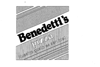 BENEDETTI'S PIZZA NUESTRO GUSTO ES SERVIRLE! logo