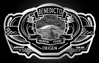 BENEDICTO ORIGEN PREMIUM CIGARS HAND MADE DOM. REP. logo