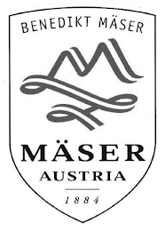 BENEDIKT MÄSER M MÄSER AUSTRIA 1884 logo