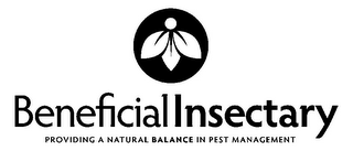 BENEFICIAL INSECTARY PROVIDING A NATURAL BALANCE IN PEST MANAGEMENT logo