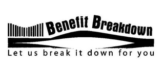 BENEFIT BREAKDOWN LET US BREAK IT DOWN FOR YOU logo