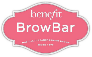 BENEFIT BROWBAR MAGICALLY TRANSFORMING BROWS SINCE 1976 logo