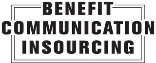 BENEFIT COMMUNICATION INSOURCING logo