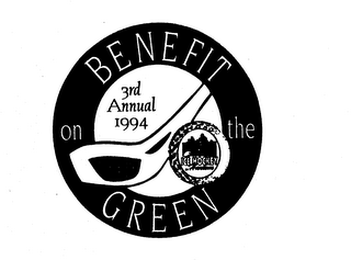 BENEFIT ON THE GREEN ICE HOCKEY 3RD ANNUAL 1994 logo