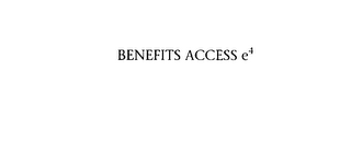 BENEFITS ACCESS E4 logo