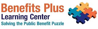 BENEFITS PLUS LEARNING CENTER SOLVING THE PUBLIC BENEFIT PUZZLE logo