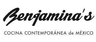 BENJAMINA'S COCINA CONTEMPORÁNEA DE MÉXICO logo