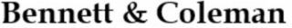 BENNETT & COLEMAN logo