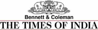 BENNETT & COLEMAN THE TIMES OF INDIA LET TRUTH PREVAIL logo