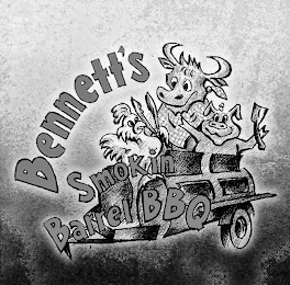 BENNETT'S SMOKIN BARREL BBQ logo
