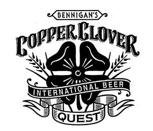 BENNIGAN'S COPPER CLOVER INTERNATIONAL BEER QUEST logo