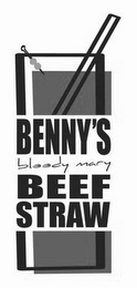 BENNYS BLOODY MARY BEEF STRAW logo