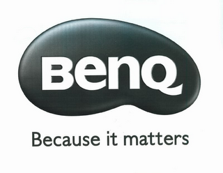 BENQ BECAUSE IT MATTERS logo