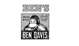 BEN'S BEN DAVIS UNION MADE PLENTY TOUGH logo