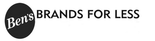 BEN'S BRANDS FOR LESS logo