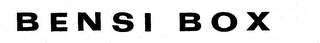 BENSI BOX logo