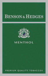 BENSON & HEDGES BH MENTHOL PREMIUM QUALITY TOBACCOS logo