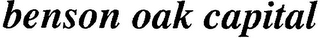 BENSON OAK CAPITAL logo