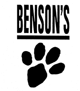 BENSON'S logo