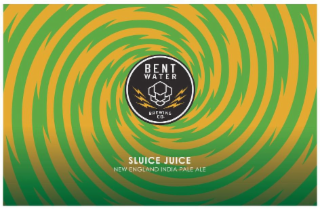 BENT WATER BREWING CO. SLUICE JUICE NEW ENGLAND INDIA PALE ALE logo