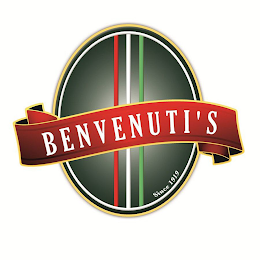 BENVENUTI'S SINCE 1919 logo