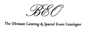 BEO THE ULTIMATE CATERING & SPECIAL EVENT CATALOGUE logo