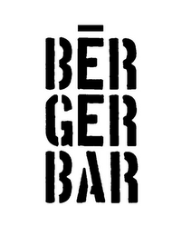 BER GER BAR logo