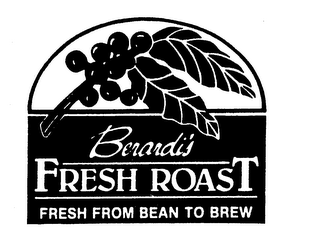 BERARDIS FRESH ROAST FRESH FROM BEAN TO BREW logo