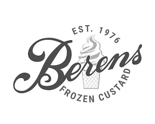 BERENS FROZEN CUSTARD EST. 1976 logo