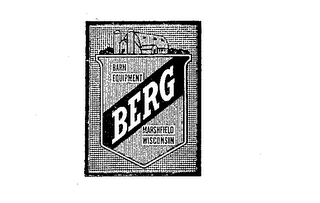 BERG BARN EQUIPMENT MARSHFIELD WISCONSIN logo