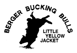 BERGER BUCKING BULLS LITTLE YELLOW JACKET logo